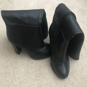 Cute high boots wide calf